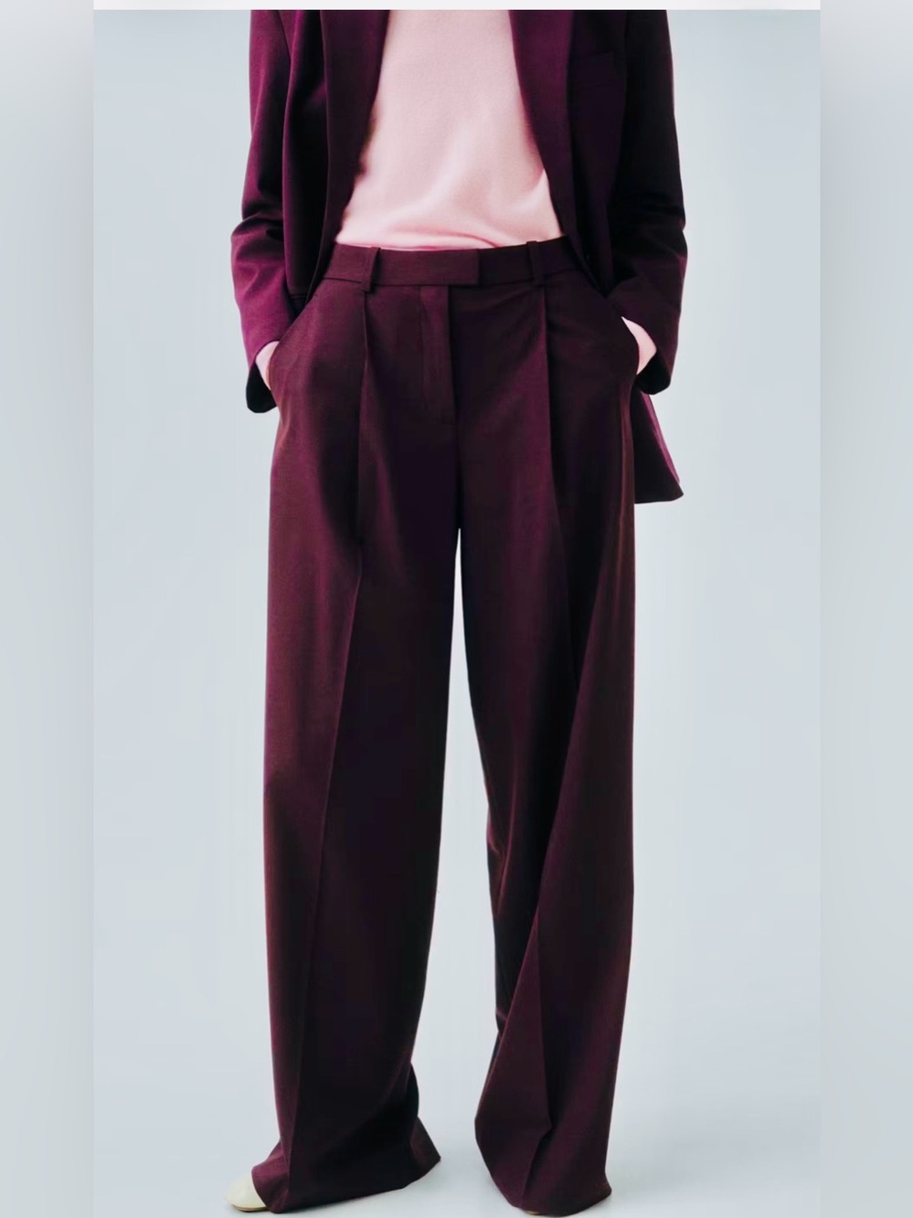 NWT MANGO Premium Selection Wool Trousers size 6
